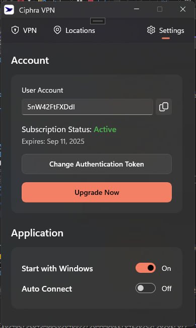 Token location example